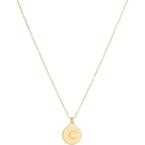 image:imagekate spade new york Gold Initial Mini PendantGold C