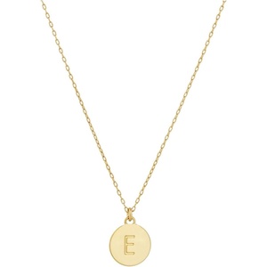 image:imagekate spade new york Gold Initial Mini PendantGold E
