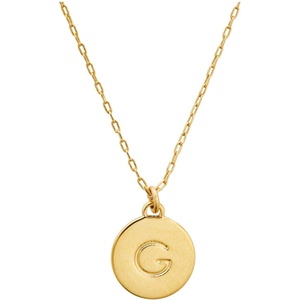 image:imagekate spade new york Gold Initial Mini PendantGold G