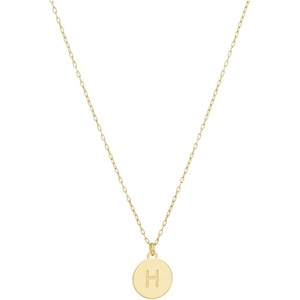 image:imagekate spade new york Gold Initial Mini PendantGold H