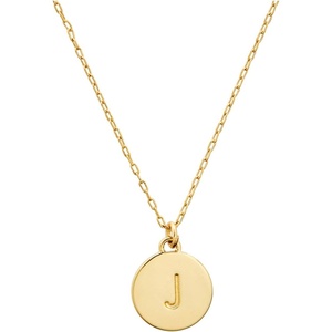image:imagekate spade new york Gold Initial Mini PendantGold J
