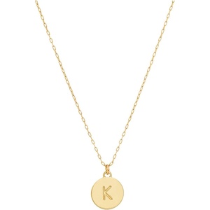 image:imagekate spade new york Gold Initial Mini PendantGold K