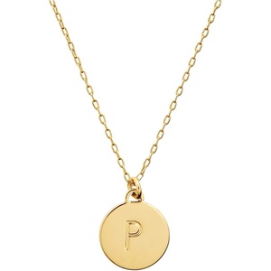 image:imagekate spade new york Gold Initial Mini PendantGold P