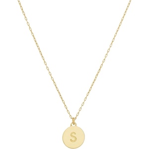 image:imagekate spade new york Gold Initial Mini PendantGold S