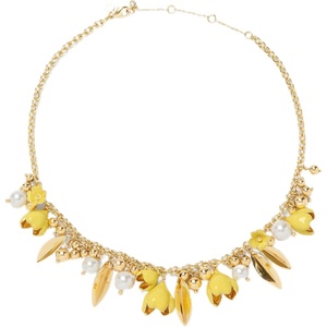 image:imagekate spade new york Golden Bloom Statement Necklace