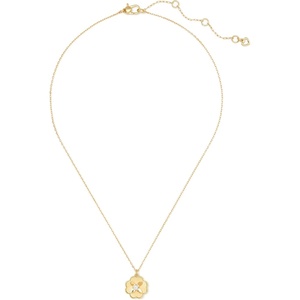image:imagekate spade new york Heritage Bloom NecklaceClearGold Pendant