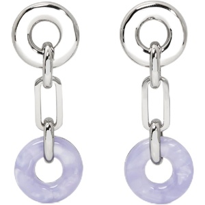 image:imagekate spade new york Interlock Linear EarringsLight PurpleSilver