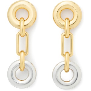 image:imagekate spade new york Interlock Linear EarringsSilver Gold