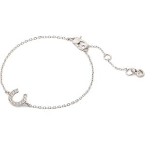 image:imagekate spade new york Lucky Charm BraceletClearSilver Horseshoe