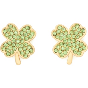 image:imagekate spade new york Lucky Charm EarringsGreenGold Clover
