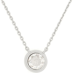 image:imagekate spade new york Molten Glass PendantClearSilver Round
