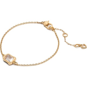 image:imagekate spade new york Molten Glass Solitaire BraceletClearGold