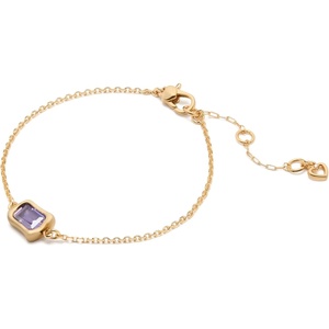 image:imagekate spade new york Molten Glass Solitaire BraceletLight Amethyst