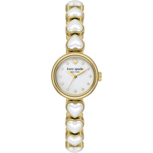 image:imagekate spade new york Monroe JewelryInspired Womens Watch with Stainless Steel BraceletGold Pearl Hearts