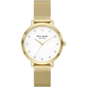 image:imagekate spade new york Morningside Womens Watch with Scallop Topring and Stainless Steel Bracelet or Leather BandGold Mesh