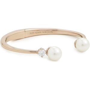 image:imagekate spade new york Pearls Of Wisdom Open Hinged CuffCream Multi