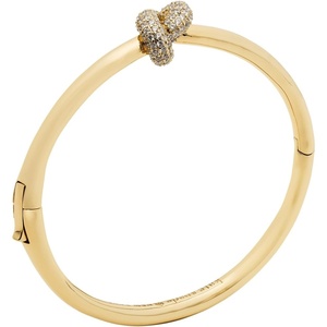 image:imagekate spade new york Sailors Knot Hinge BangleClearGold Pave