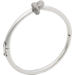 image:imagekate spade new york Sailors Knot Hinge BangleClearSilver Pave
