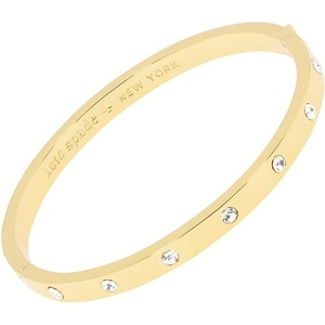 image:imagekate spade new york Set in Stone Hinged BangleClearGold