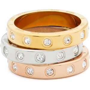image:imagekate spade new york Set in Stone Ring SetClear Multi Set