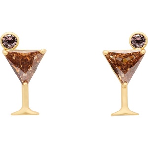 image:imagekate spade new york Shaken and Brewed EarringsChampagne Studs