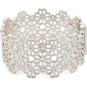 image:imagekate spade new york Spade Flower Lace Statement BangleSilver