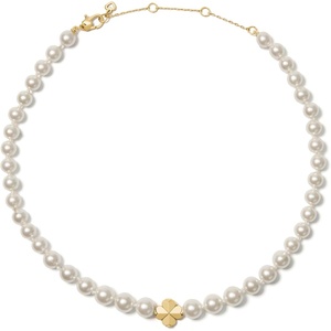 image:imagekate spade new york Spade Flower Pearl Short Necklace