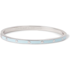 image:imagekate spade new york Spot Everyday Spade Thin Enamel Hinged BangleCrisp Sky Hinged