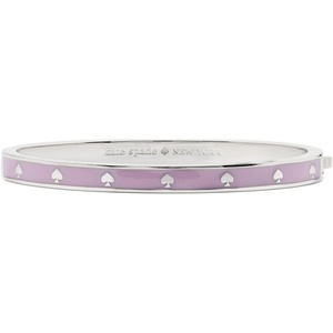 image:imagekate spade new york Spot Everyday Spade Thin Enamel Hinged BangleLavender Frost Hinged