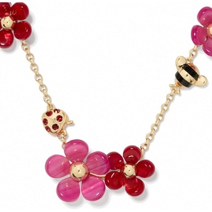 image:imagekate spade new york Summer Daze Pendant NecklaceRed Multi Scatter Flower