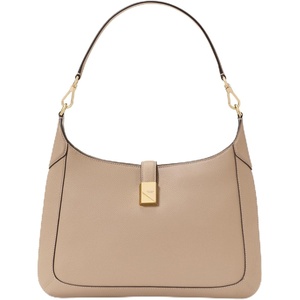 image:imagekate spade new york Womens Deco Pebbled Leather HoboTimeless Taupe