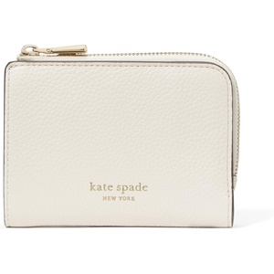 image:imagekate spade new york womens Ava Pebbled Leather Zip Bifold WalletColorblocked Parchment Multi