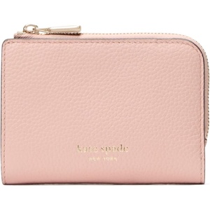 image:imagekate spade new york womens Ava Pebbled Leather Zip Bifold WalletRose Smoke Multi
