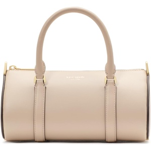 image:imagekate spade new york womens Spade Icon Fine Grain Leather Small Barrel BagMilk Glass
