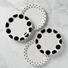image:imageKate Spade New York Dot Assorted Accent Plates Set Of 4 440 White795 Pack of 2