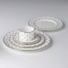 image:imageKate Spade New York Larabee Road Platinum Accent Plate 105 LB Metallic5Piece Place Setting