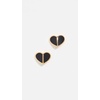 image:imagekate spade new york Heritage Spade Small Heart StudsBlack