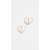 image:imagekate spade new york Heritage Spade Small Heart StudsWhite