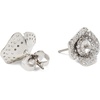 image:imagekate spade new york Poppy Power EarringsClearSilver Mini Studs