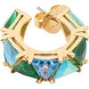 image:imagekate spade new york Shine Me Up EarringsGreen Multi Huggies