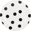 image:imagekate spade new york Deco Dot Accent Plate 1 Count White