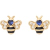 image:imagekate spade new york Garden Friends Snail StudsGold Bee