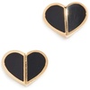 image:imagekate spade new york Heritage Spade Small Heart StudsBlack