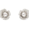 image:imagekate spade new york Poppy Power EarringsClearSilver Mini Studs