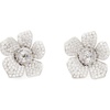 image:imagekate spade new york Poppy Power EarringsClearSilver Studs