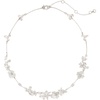 image:imagekate spade new york Precious Pansy Necklace CreamSilver One Size