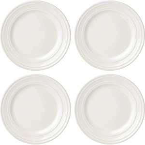 image:imageKATE SPADE Sculpted Stripe 4piece Accent Plate Set 615 LB White