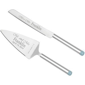 image:imageKate Spade Bridal Personalized Take the Cake Wedding Cake Knife and Server Set Custom Engraved Wedding Cake Cutting Set Accessories and Gifts for the Bride and Groom