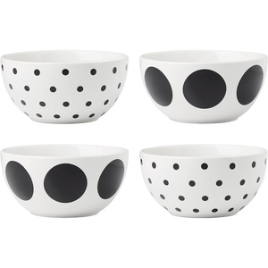 image:imageKate Spade New York Dot Assorted AllPurpose Bowls Set Of 4 470 White