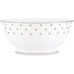 image:imageKate Spade New York Larabee Road Platinum Accent Plate 105 LB MetallicServing Bowl